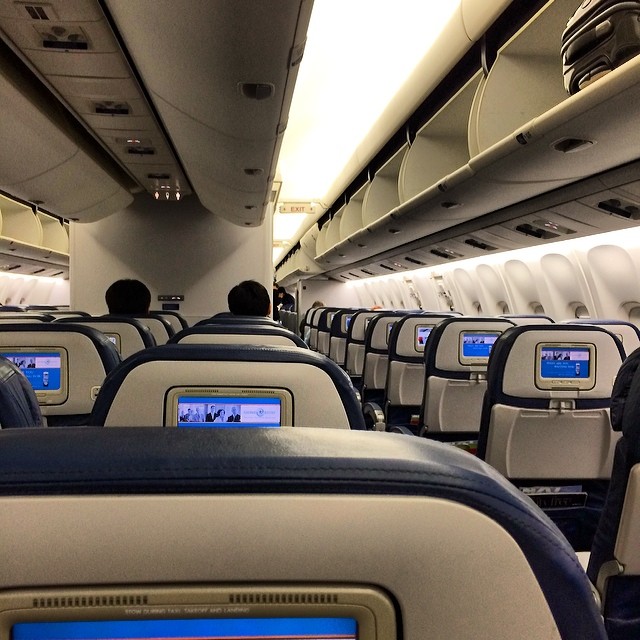 Nearly empty 767 from Seattle to Haneda. Hope they don’t stop offering this flight.